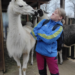 Theo im Gespräch mit Heike